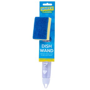 Spiffy Dish Wand Scrubber with Fillable Soap Dispenser Handle