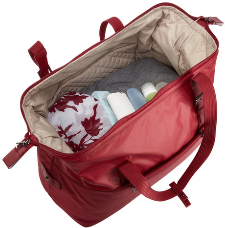 Thule 37L Spira Weekender Duffle Travel Bag - Rio Red (Overnight Tote Bag)