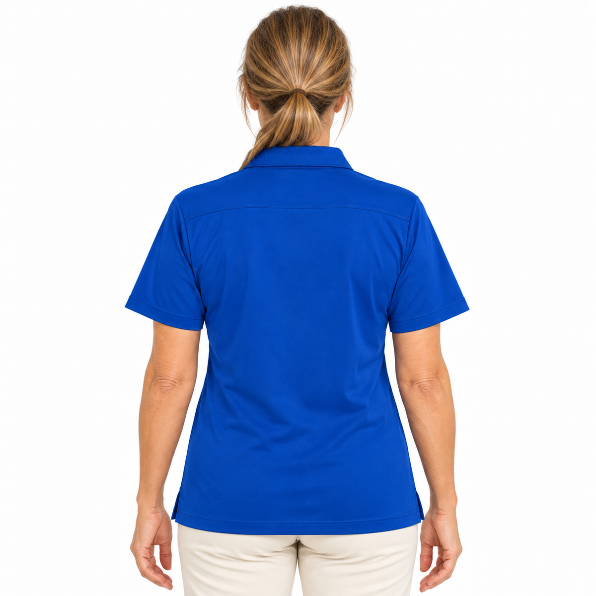 Sporte Leisure Womens ""Duke"" Ladies Short Sleeve Polo Shirt in Electric Blue