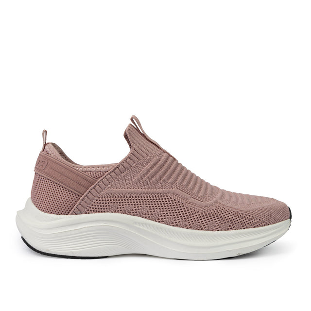 Sfida Sportif Womens Knit Lifestyle Sneakers - Blush (Casual Shoes) - BLUSH