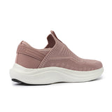Sfida Sportif Womens Knit Lifestyle Sneakers - Blush (Casual Shoes)