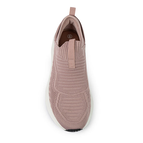 Sfida Sportif Womens Knit Lifestyle Sneakers - Blush (Casual Shoes)