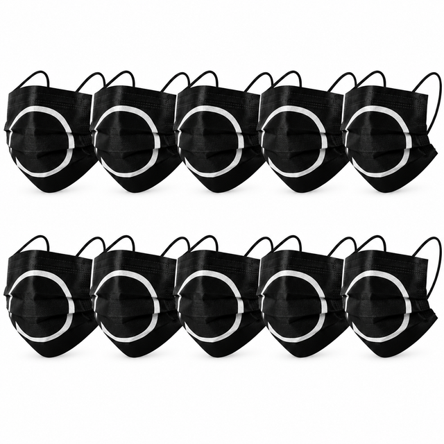 10x Squid Game Circle Disposable Face Masks - 3 Ply (Dust & Air Filter)