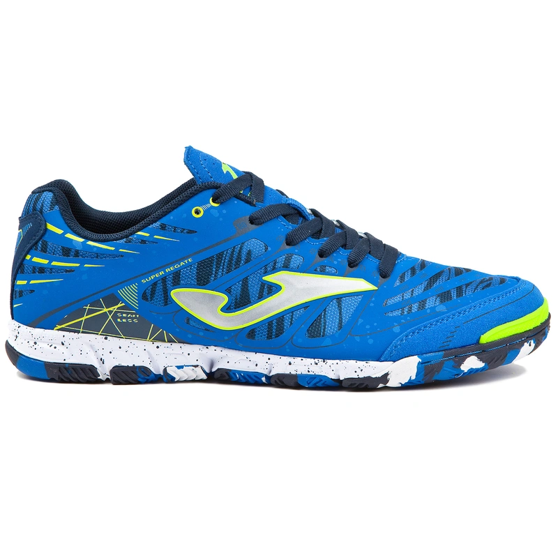 Joma Super Regate 804 Indoor Futsal Shoes Football Boots in Royal Blue