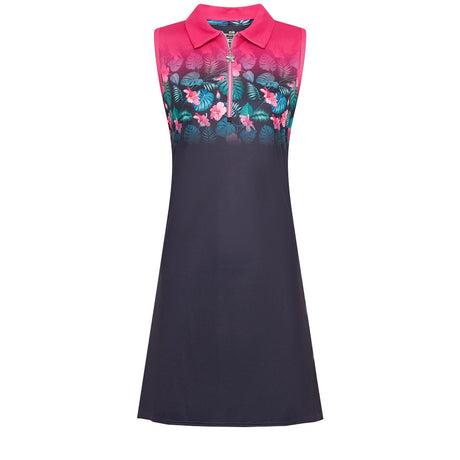 Sporte Leisure Leilani Ladies Sleeveless Hawaiian Dress - French Navy