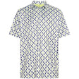 Sporte Leisure Mens Polo Short Sleeve Shirt Golf Pineapples - White