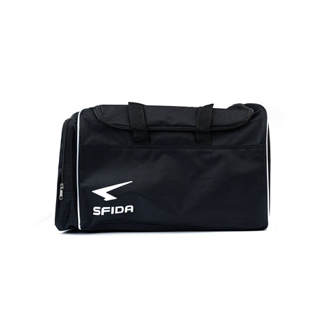 38L Sports Duffle Gym/Football/Soccer Bag w/ Shoe Storage Bag in Black