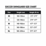 Sfida Soccer Basic Strapped Shinguard - Black/Grey (Football/Futsal)
