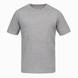 Mens Short Sleeve Cotton Top T Shirt Warm Winter Thermals - Grey Marle - 110cm (XXL)