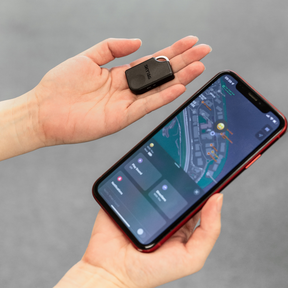 Skytag Smart Bluetooth GPS Tracker w/ Apple Find My Compatibility – Rechargeable, Waterproof, Black