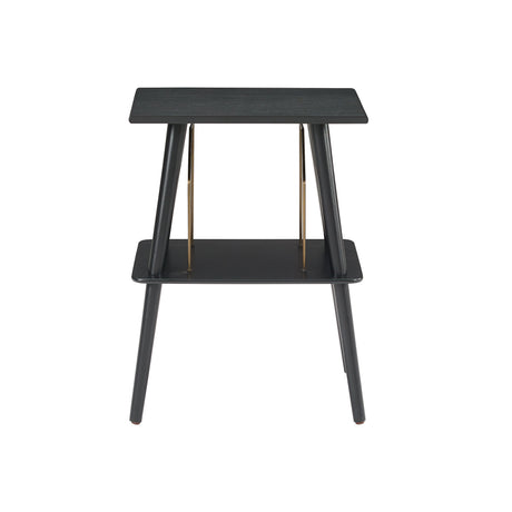 Crosley Manchester Turntable Stand - Hardwood Entertainment Stand - Black