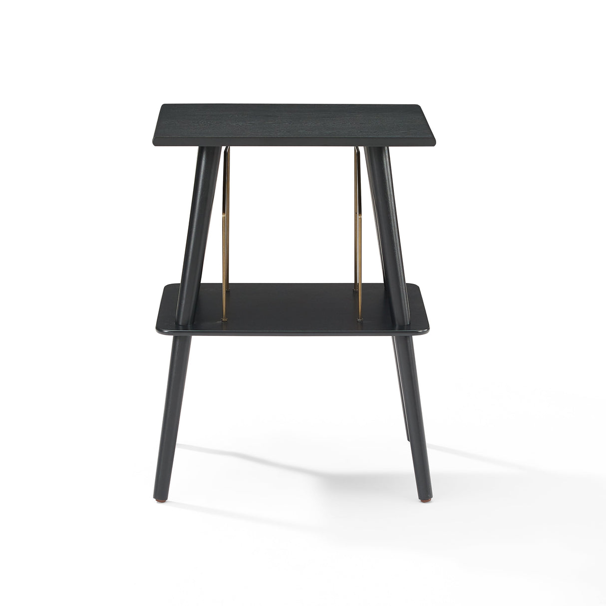 Crosley Manchester Turntable Stand - Hardwood Entertainment Stand - Black