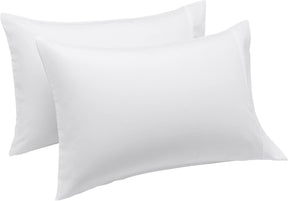 2 Pack Premium 100% Cotton White Pillow - Soft & Durable - 48x74cm