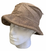 Stingy Brim Terry Towelling Bucket Hat Daggy Fishing Camping Lad Cap 100% COTTON
