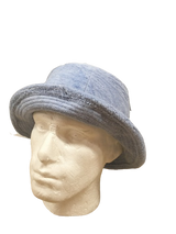 Stingy Brim Terry Towelling Bucket Hat Daggy Fishing Camping Lad Cap 100% COTTON - Grey