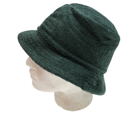 Stingy Brim Terry Towelling Bucket Hat Daggy Fishing Camping Lad Cap 100% COTTON - Navy Blue