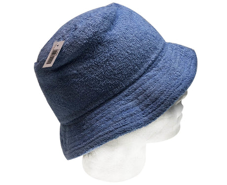Stingy Brim Terry Towelling Bucket Hat Daggy Fishing Camping Lad Cap 100% COTTON - White