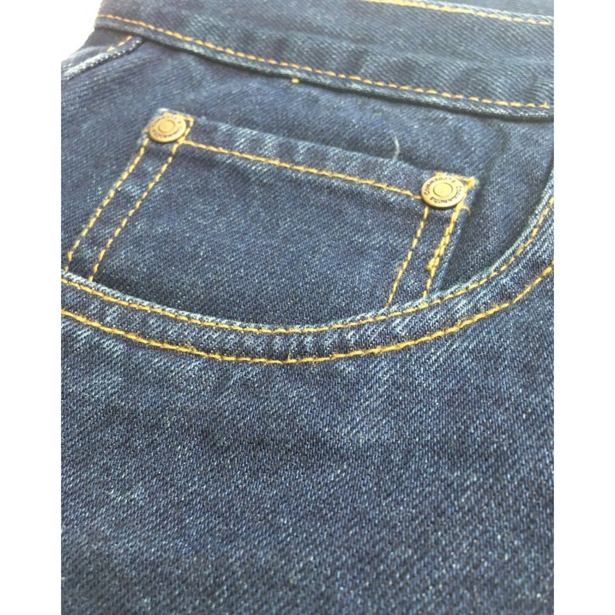 Commanche Classic Mens Easy Fit Straight Leg Jeans - Dark Blue (Original Denim)