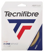 Tecnifibre X-One Biophase 1.24/17 Multifilament Tennis String Set in Natural (Made in France)