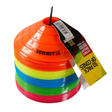 50x Sports Training Disc Marker Cones (Soccer, Rugby, Football & Agility)