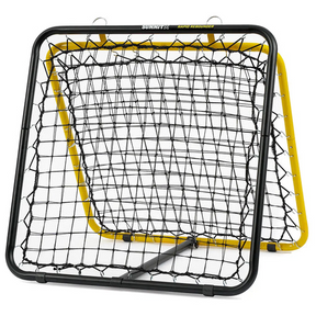 Summit Soccer Net Rebounder Football Goal Net for Multi-Sports Training in Black/Yellow
