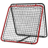 Rapid Rebounder Max 93x93cm Dual Sided Training Net Adjustable Angles Portable
