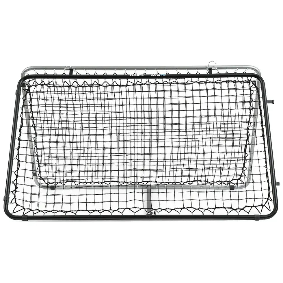 Summit Rapid Pro Rebounder 148x91cm Dual Sided Training Net Adjustable Angles Portable