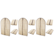 3x Suit Cover Garment Bag Pack - Mesh (Jacket & Coat Storage Protector)