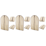 3x Suit Cover Garment Bag Pack - Mesh (Jacket & Coat Storage Protector)