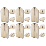 6x Suit Cover Garment Bag Bulk Pack - Mesh (Jacket & Coat Storage Protector)