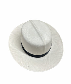 The Strand Mens Grade 8 Hand Woven Panama Fedora Hat - Natural (Breathable Waterproof Summer)