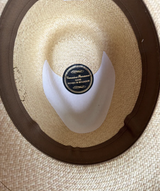 Hand Woven Genuine Panama Cooler Hat Summer Fedora Waterproof - Tan (Made in USA)