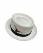 Hand Woven Pork Pie Fedora Trilby Hat - Natural (Summer Breathable Waterproof)