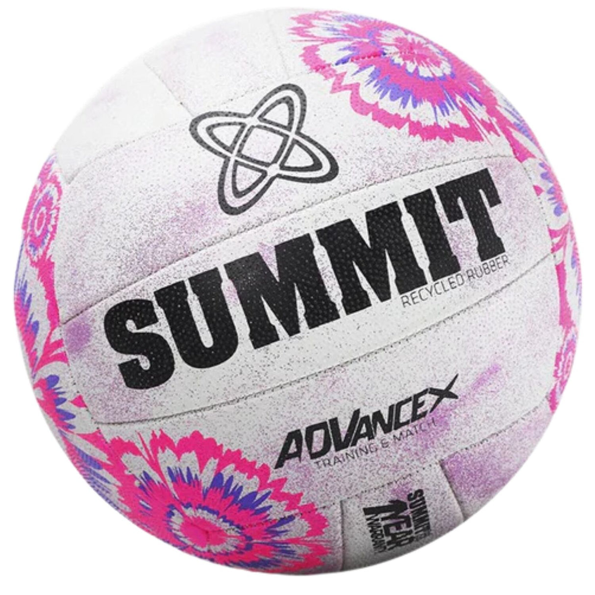 Summit Maddy Turner Advance X 2.0 Netball Size 5 Training & Match Ball Glitter 3D Grip