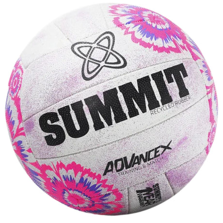 Summit Maddy Turner Advance X 2.0 Netball Size 5 Training & Match Ball Glitter 3D Grip