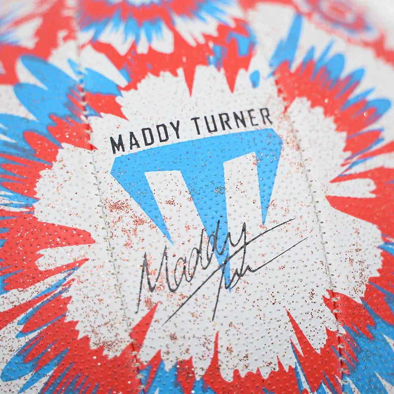 Summit Maddy Turner Advance X 2.0 Netball Size 5 Training & Match Ball Glitter 3D Grip