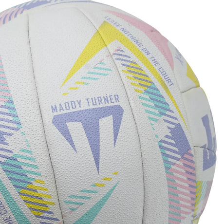 Summit Evolution X Netball Size 5 Maddy Turner Thermofusion Match Ball Premium Grip