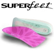 Superfeet Me Womens High Heel 3/4 Length Insoles - Arch Support Cushion Inserts - Lilac