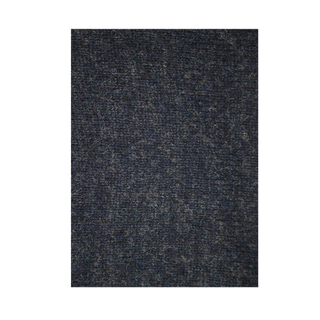 100% SHETLAND WOOL CREW Round Neck Knit JUMPER Pullover Mens Sweater Knitted - Navy