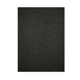 100% SHETLAND RAGG WOOL CREW Round Neck Knit JUMPER Pullover Mens Sweater Knitted - Plain Black
