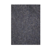 100% SHETLAND RAGG WOOL Half Zip Up Knit JUMPER Pullover Mens Sweater Knitted - Denim Blue