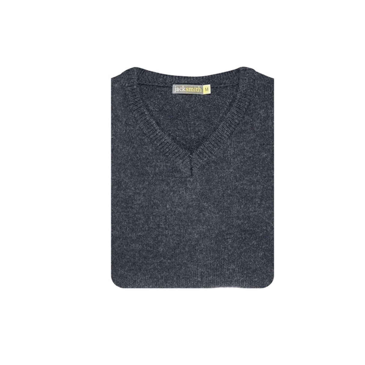 100% Shetland Ragg Wool V Neck Knit Jumper Pullover Mens Sweater Knitted - Navy