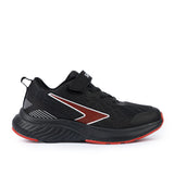Sfida Switch Boys V Strap Runners - Black/Red (Kids Sneakers/Shoes)