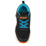 Sfida Switch Infant Boys V Strap Runners - Blue/Black (Toddler Sneakers/Shoes)