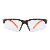 Tecnifibre Squash Absolute Protective Glasses - Black/Orange (Sports Eyewear Goggles)