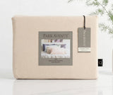 Park Avenue 175 GSM Egyptian Cotton Flannelette Bed Sheet Set - Sand