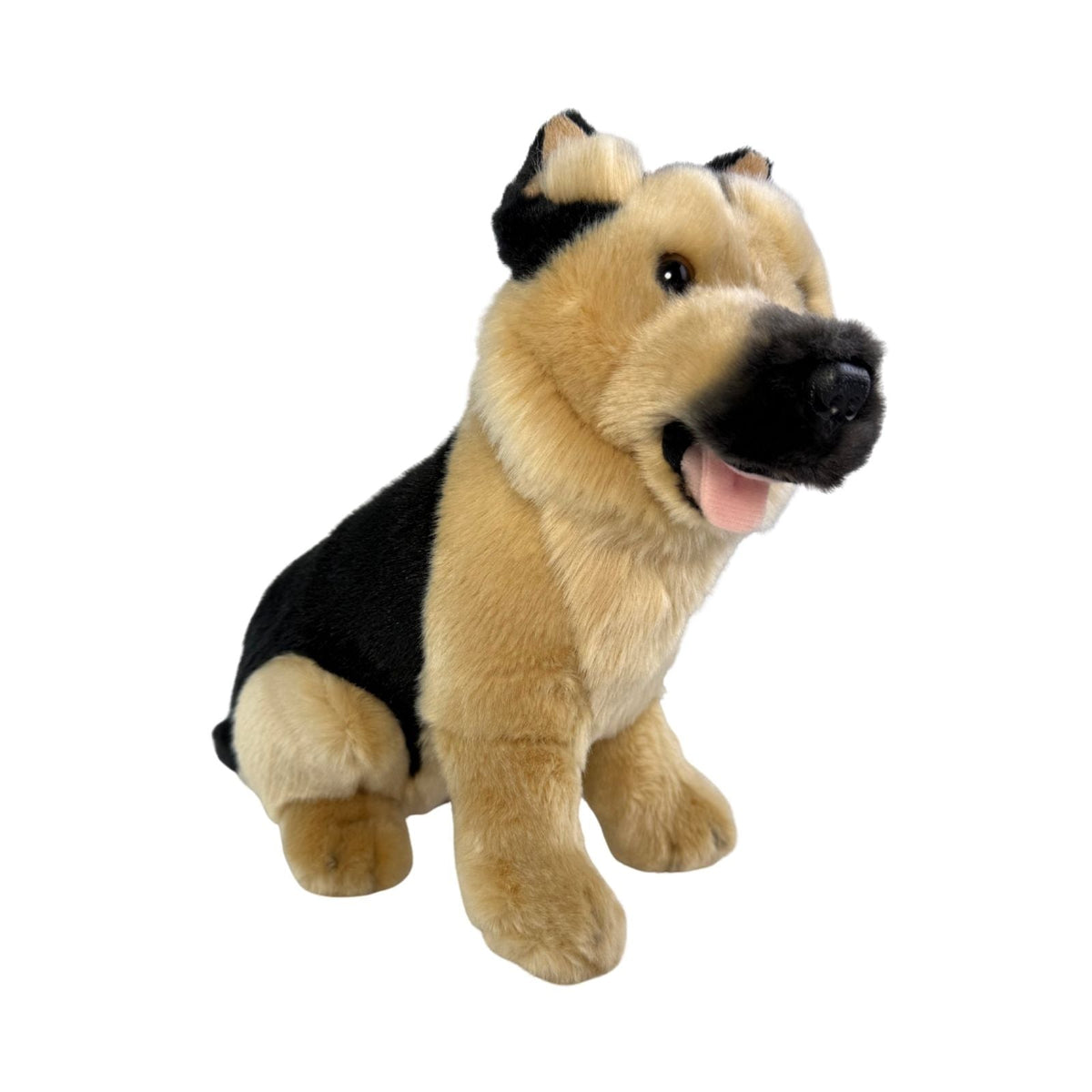 Bocchetta Sargeant 30cm Sitting German Shepherd Plush Toy (Realistic Stuffed Animal Dog Gift)