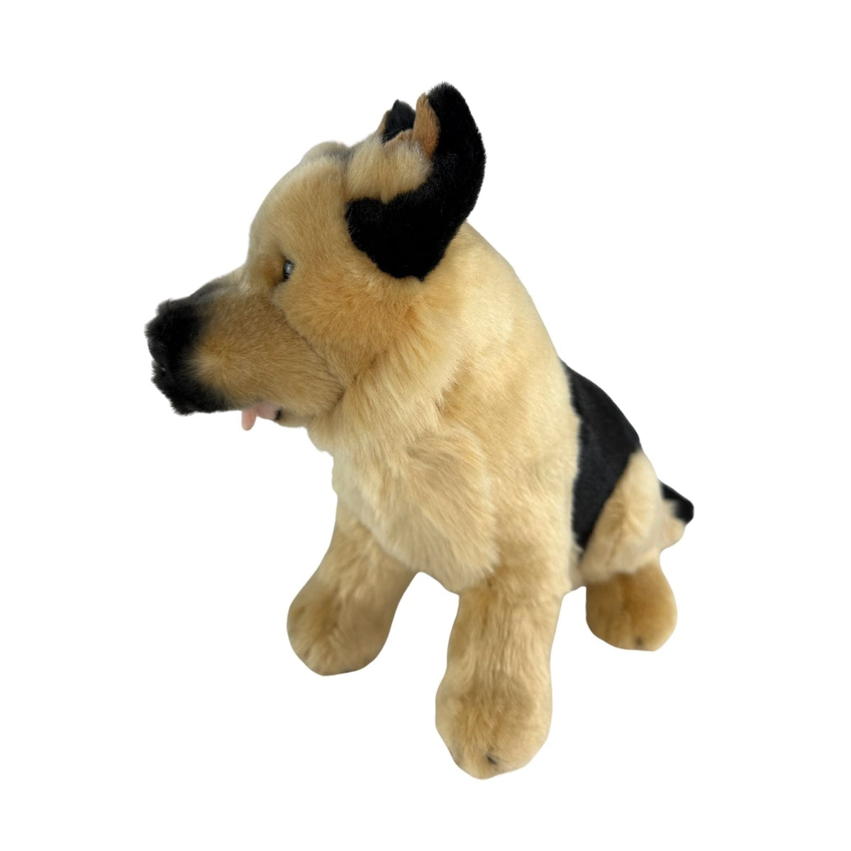 Bocchetta Sargeant 30cm Sitting German Shepherd Plush Toy (Realistic Stuffed Animal Dog Gift)