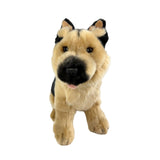 Bocchetta Sargeant 30cm Sitting German Shepherd Plush Toy (Realistic Stuffed Animal Dog Gift)