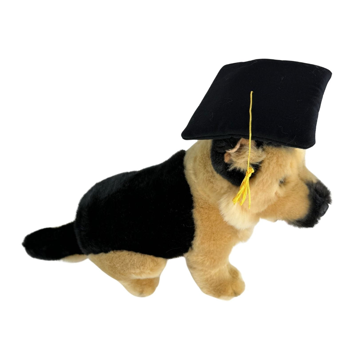Bocchetta Sargeant 24cm Graduation German Shepherd Plush Toy (Stuffed Animal Dog Grad Gift)